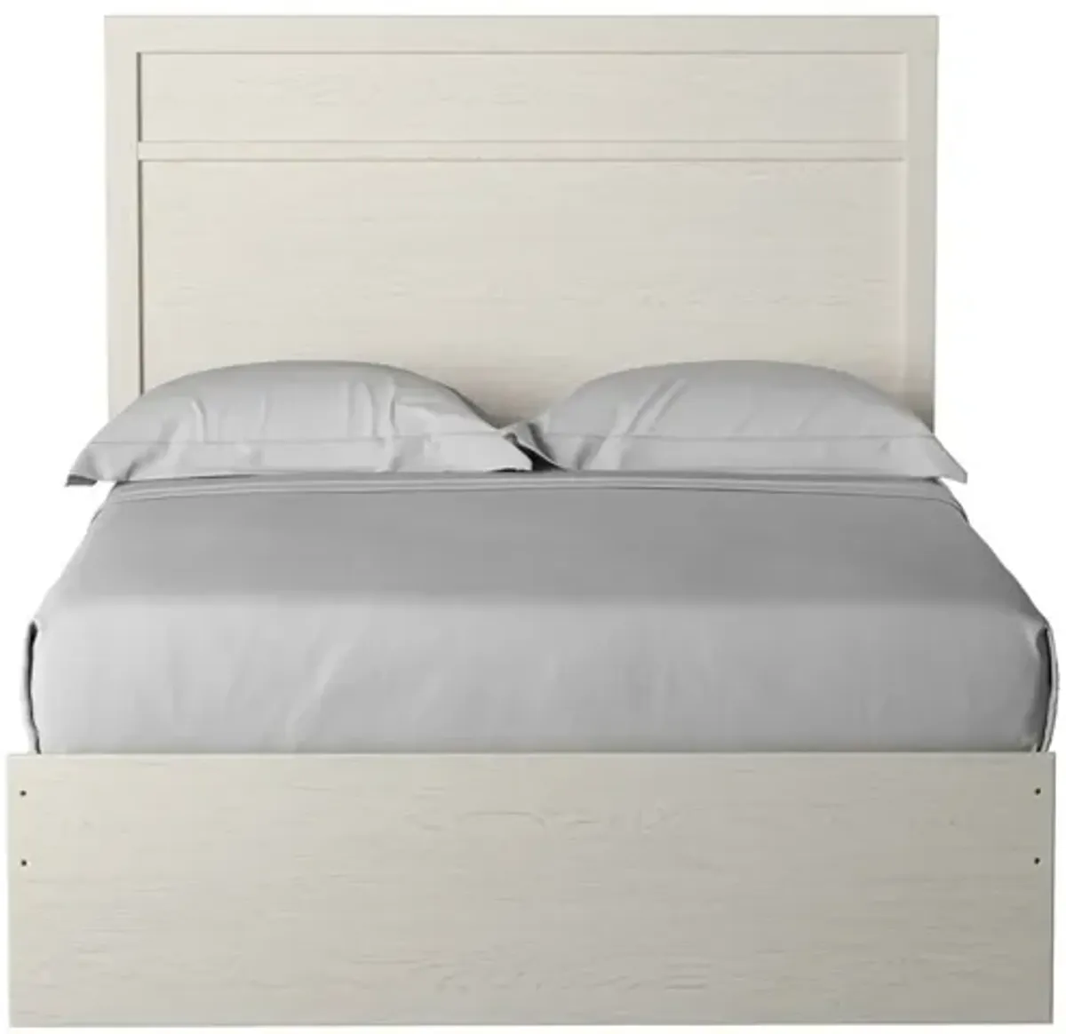 Stelsie Panel Bed in White, Full