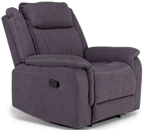 Diamond Recliner in Gray
