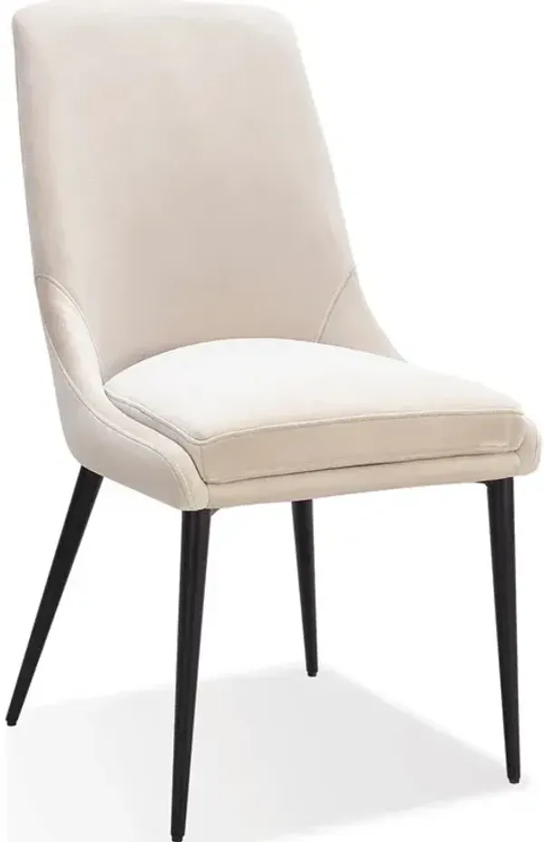Winston Side Chair in Cream, Set of 2