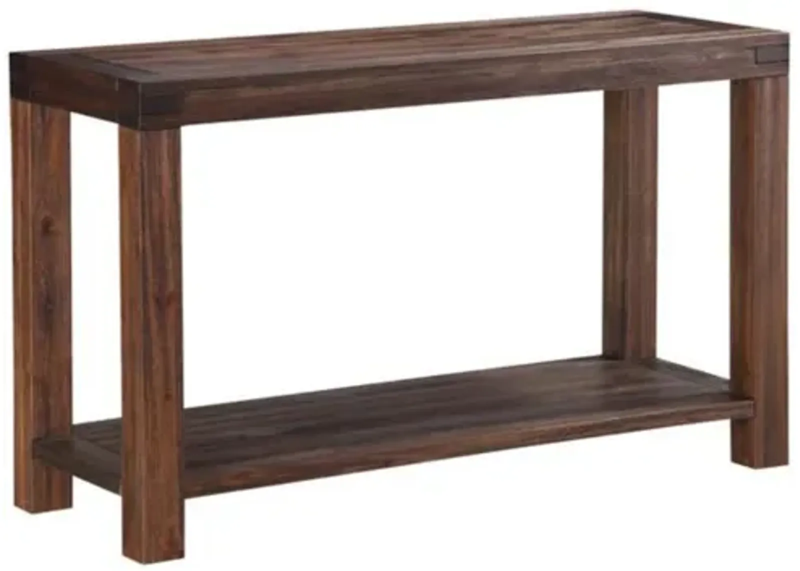 Meadow Console Table in Brick Brown