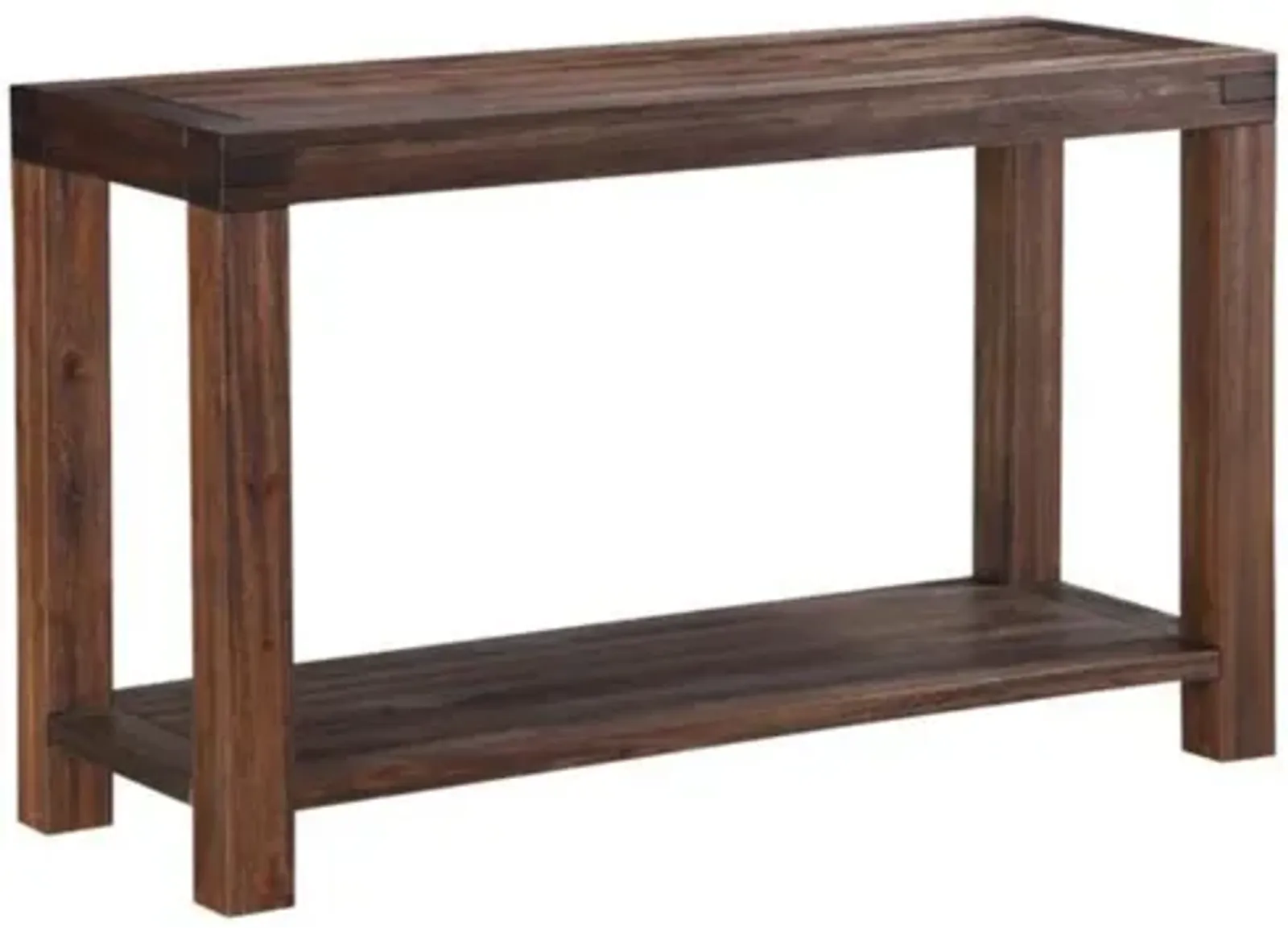 Meadow Console Table in Brick Brown