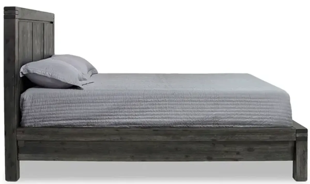 Meadow Panel Bed in Gray, Queen