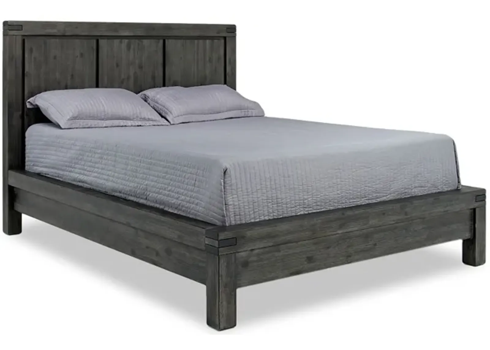 Meadow Panel Bed in Gray, Queen