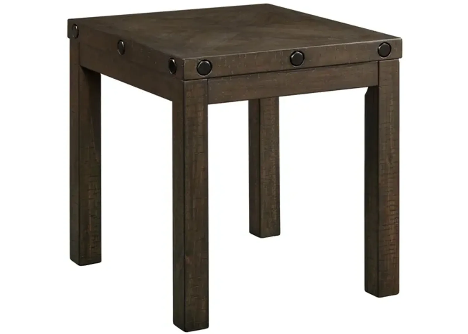 Rio End Table in Charcoal