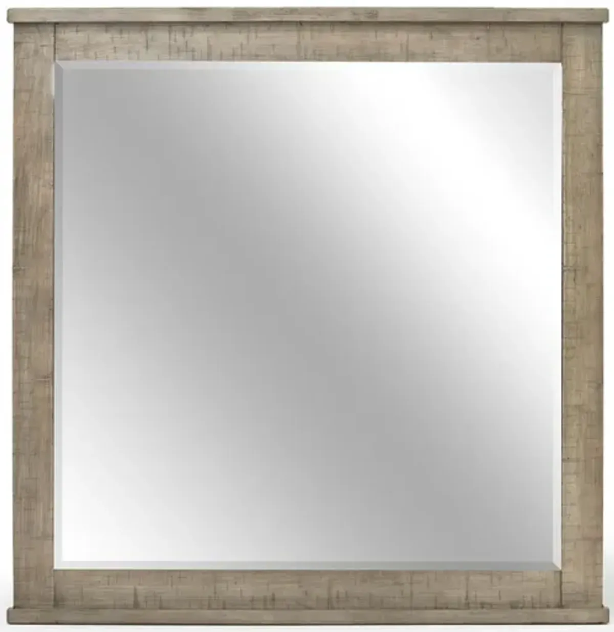 Ruff Hewn Mirror in Gray