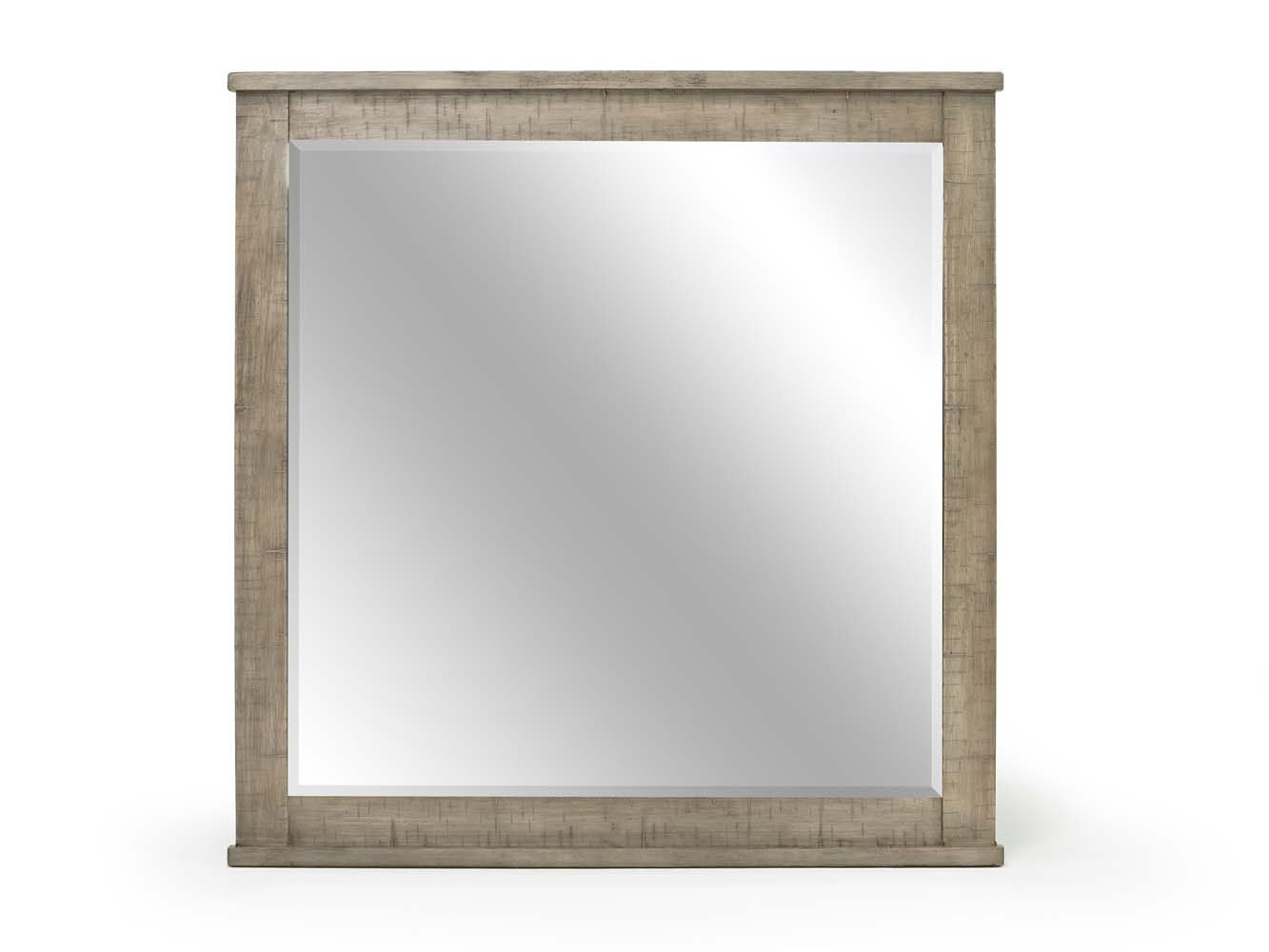 Ruff Hewn Mirror in Gray