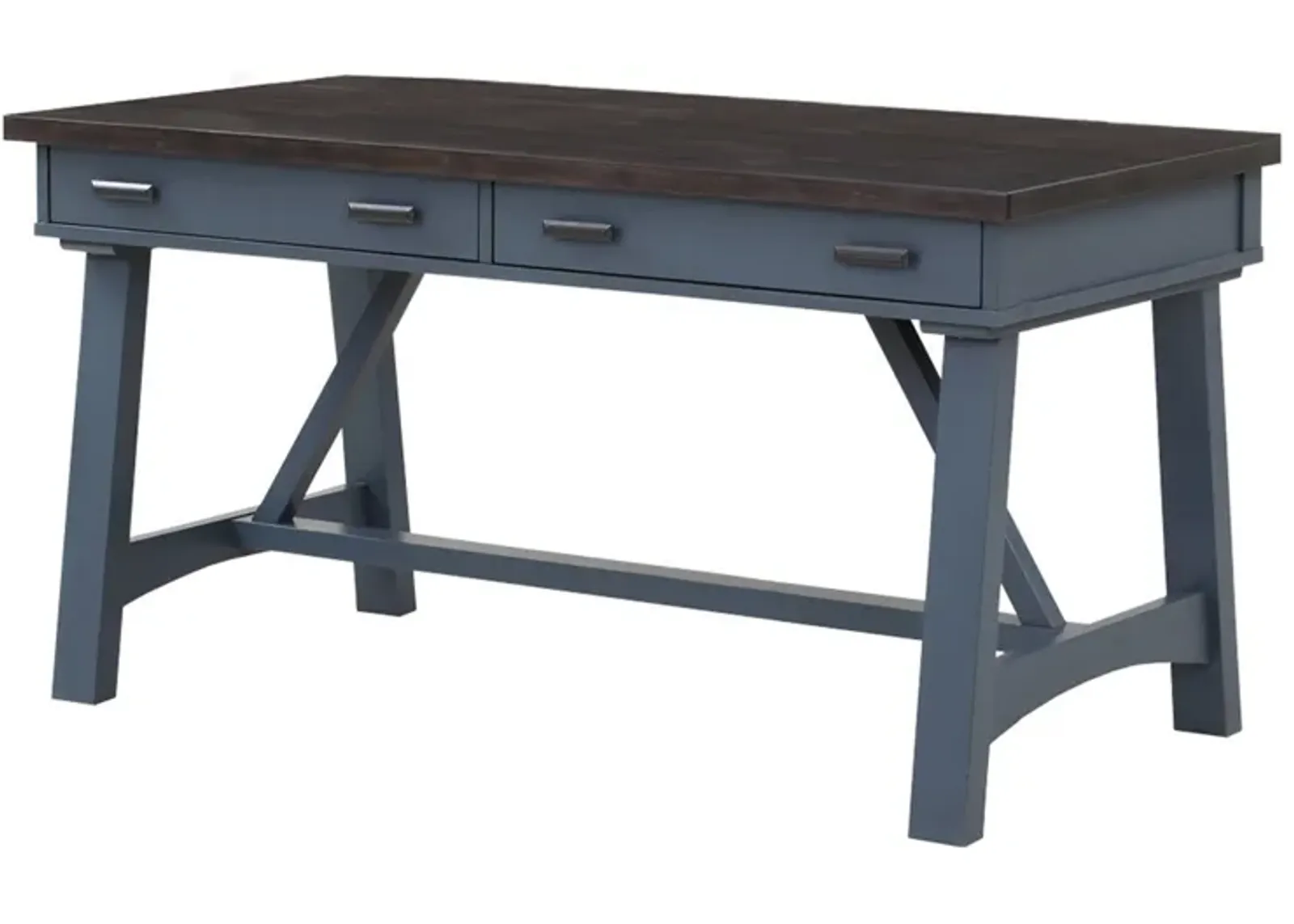 Americana Office Desk in Blue, 60 Inch