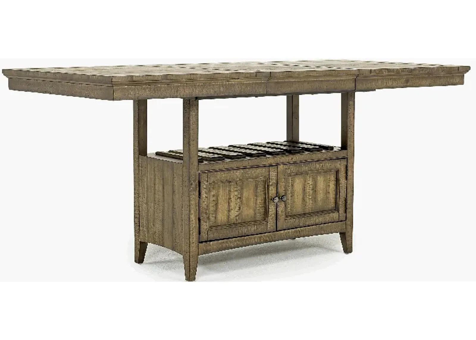 Bay Creek Counter Height Extendable Dining Table in Toasted Nutmeg