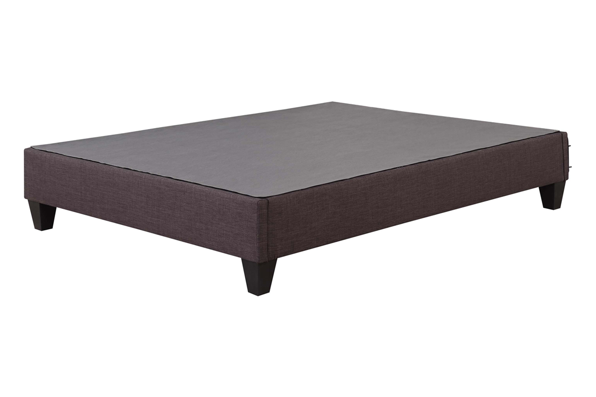 Abby Platform Bed in Charcoal, Queen