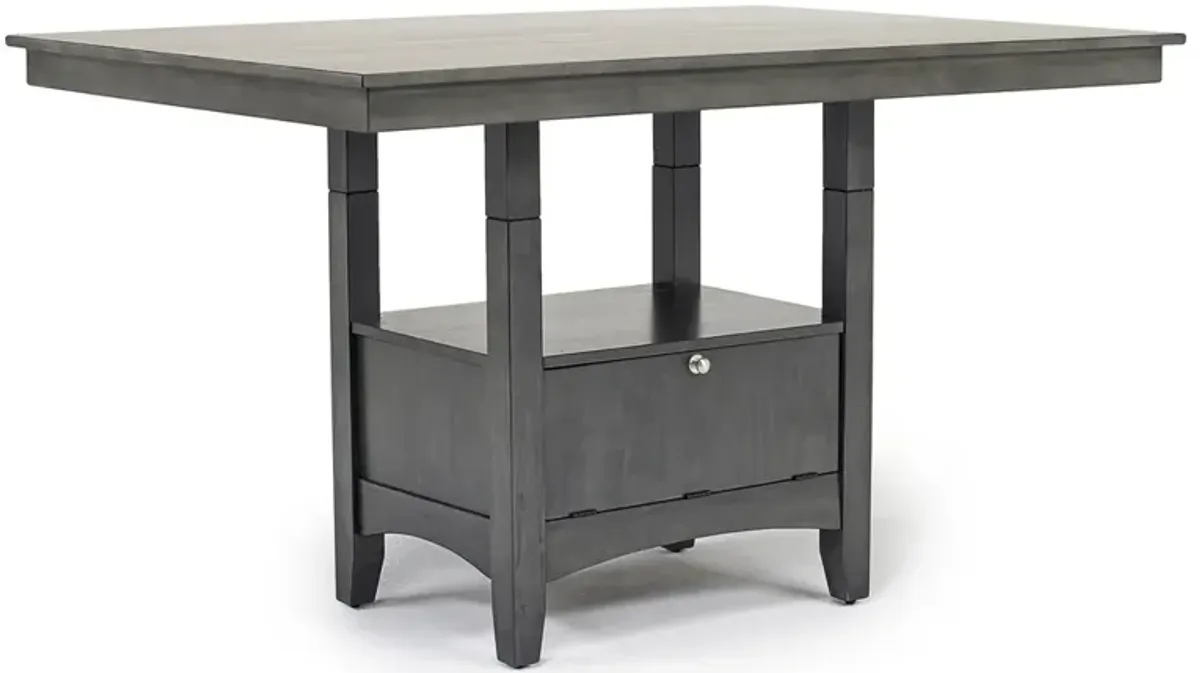 Miami Adjustable Dining Table in Gray