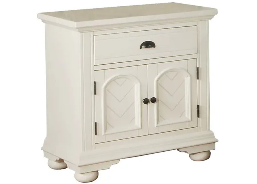 Addison Nightstand in White