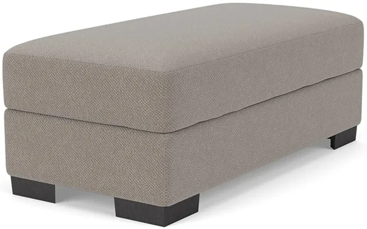 Oracle Storage Ottoman in Cooper Platinum