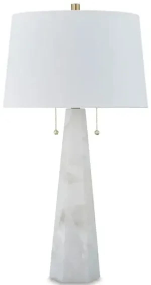 Laurellen Table Lamp in White
