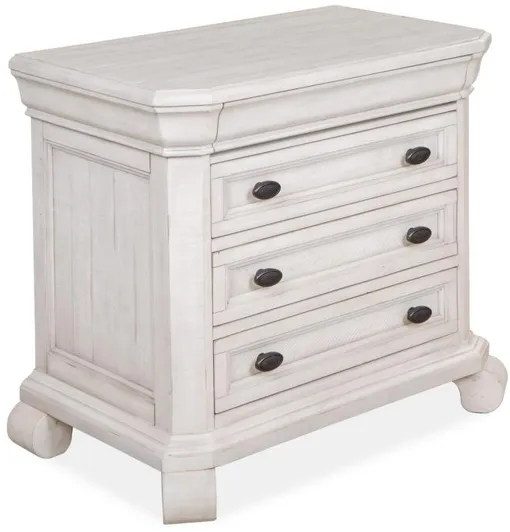 Bellamy 4 Drawer Nightstand in White