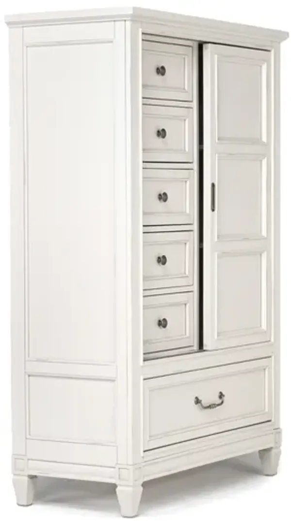 Willowbrook Door Chest in Egg Shell White