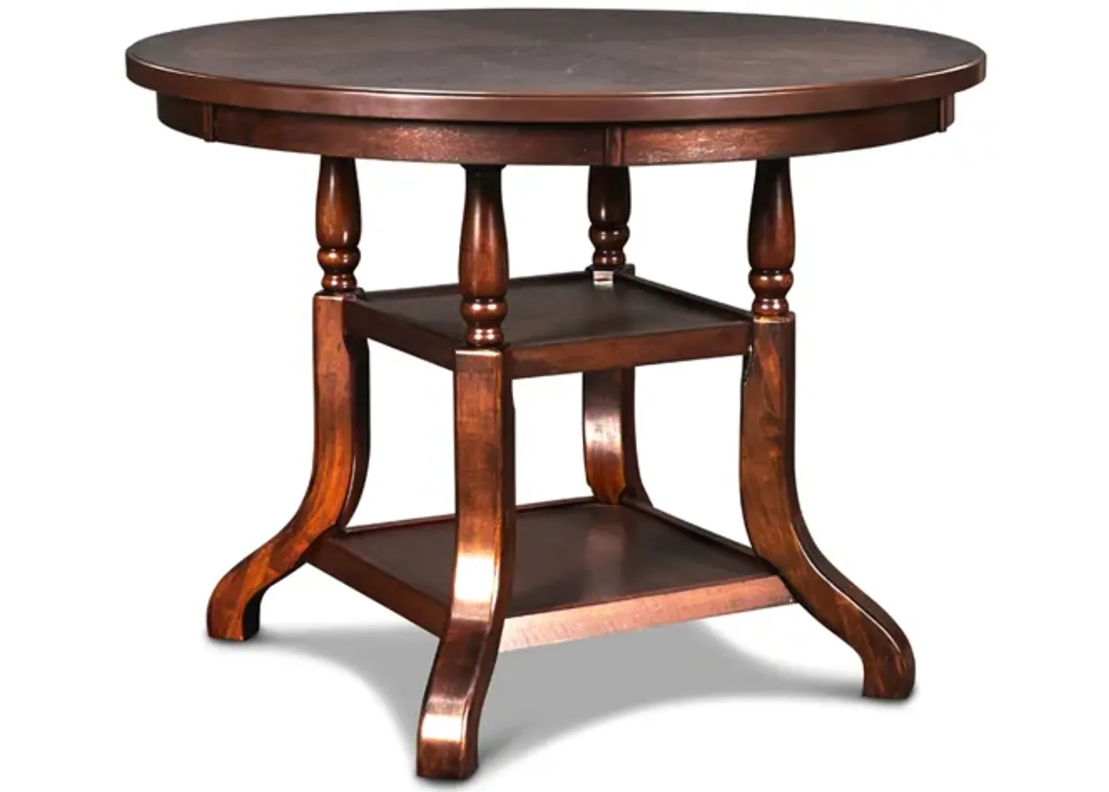 Bixby Round Counter Height Table in Espresso