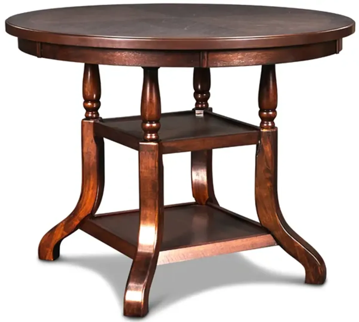 Bixby Round Counter Height Table in Espresso