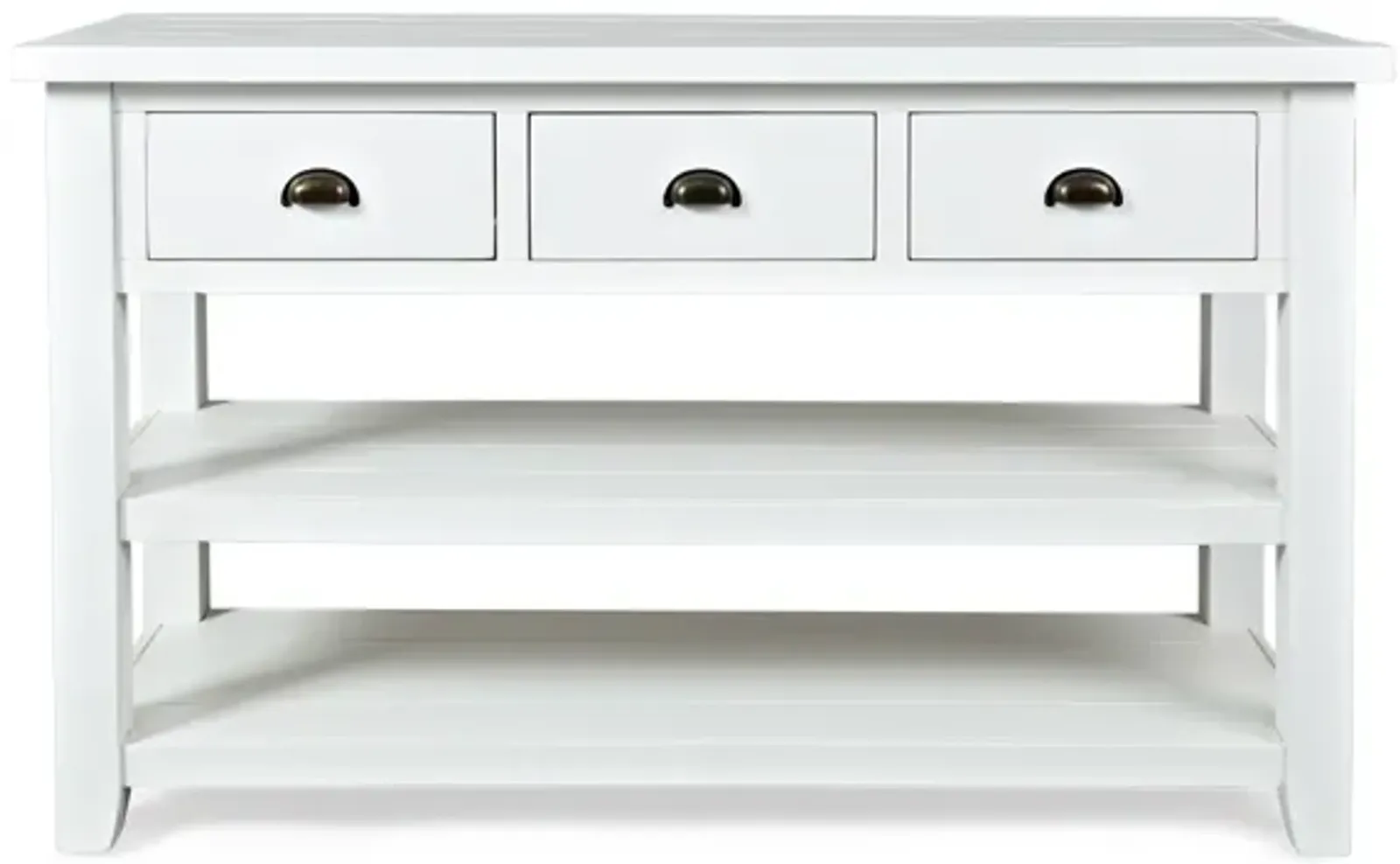 Artisans Sofa Table in White