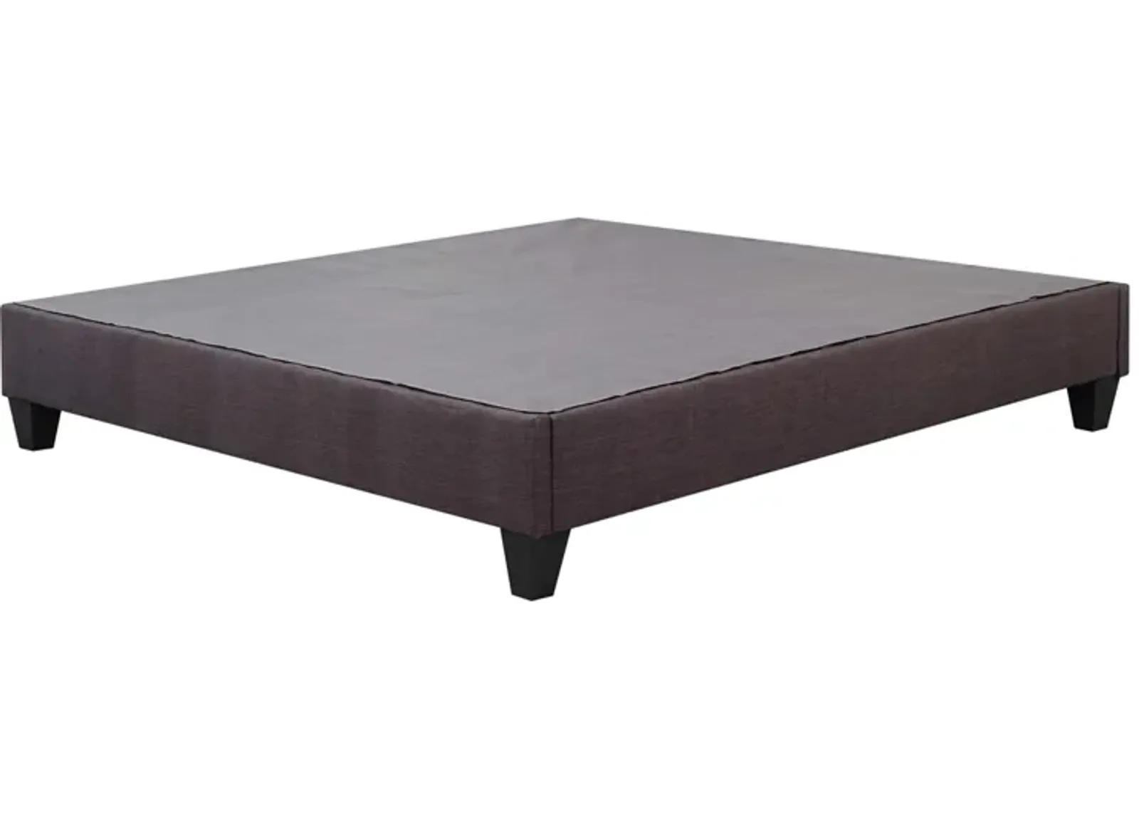 Abby Platform Bed in Charcoal, Eastern King