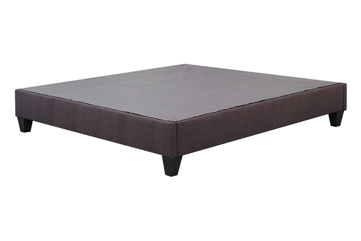 Abby Platform Bed in Charcoal, Eastern King