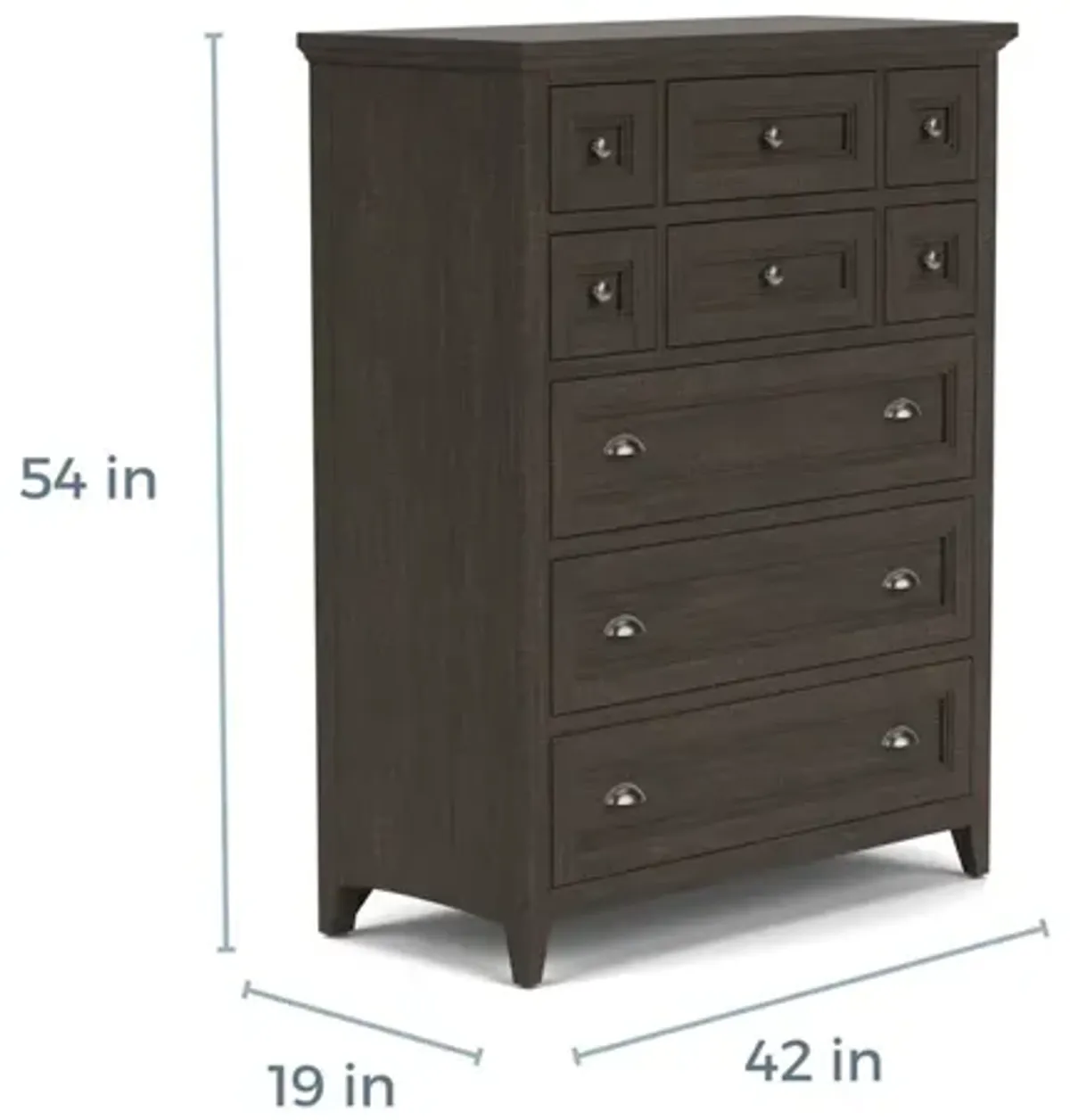 Bay Creek Chest in Graphite