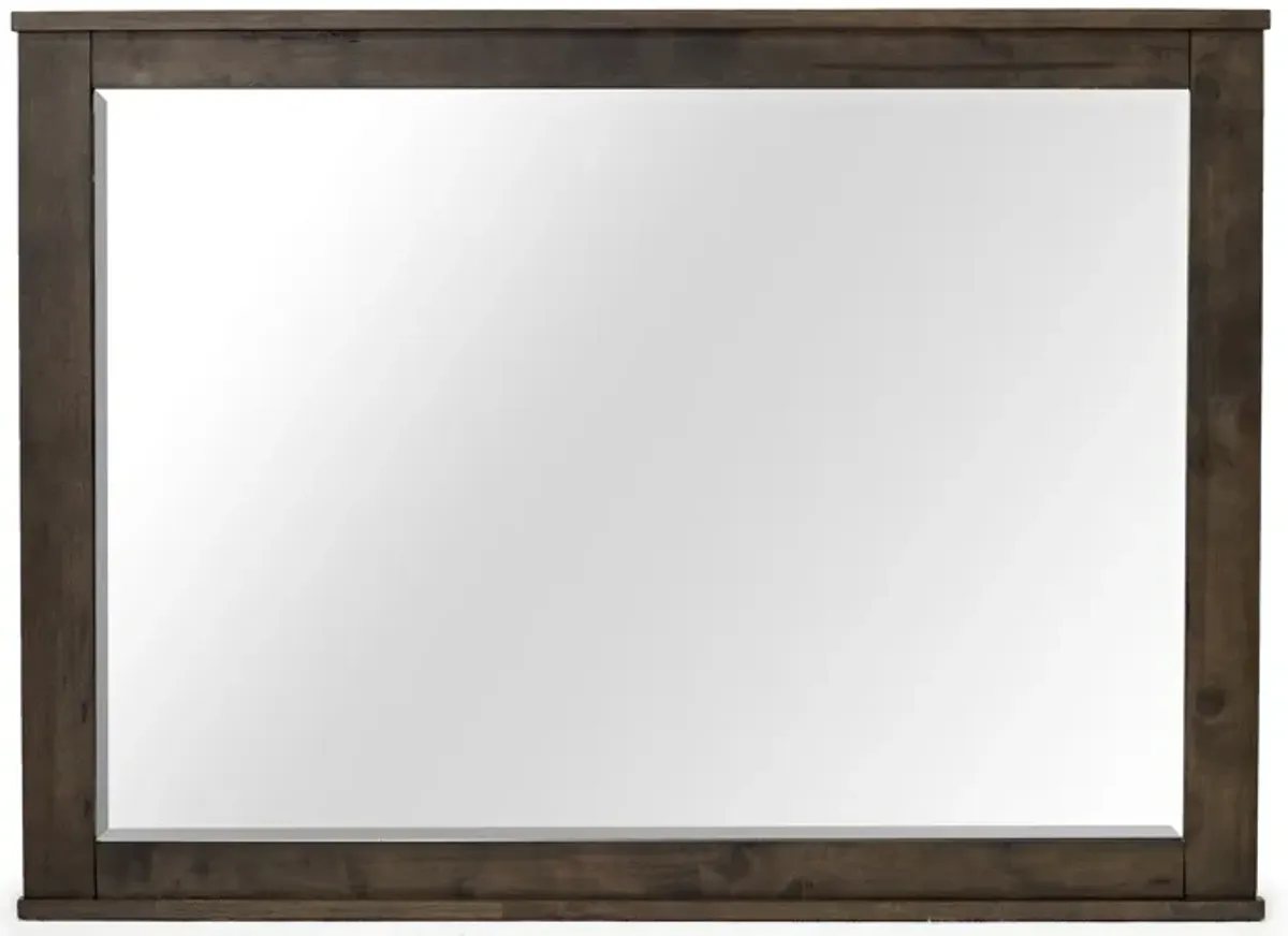 Blue Ridge Mirror in Rustic Gray