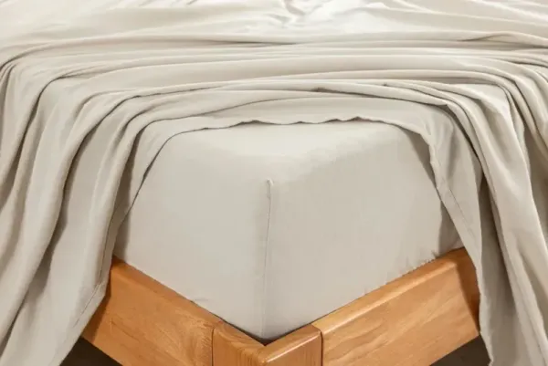 Soft Wash Sheets in Brown, Queen