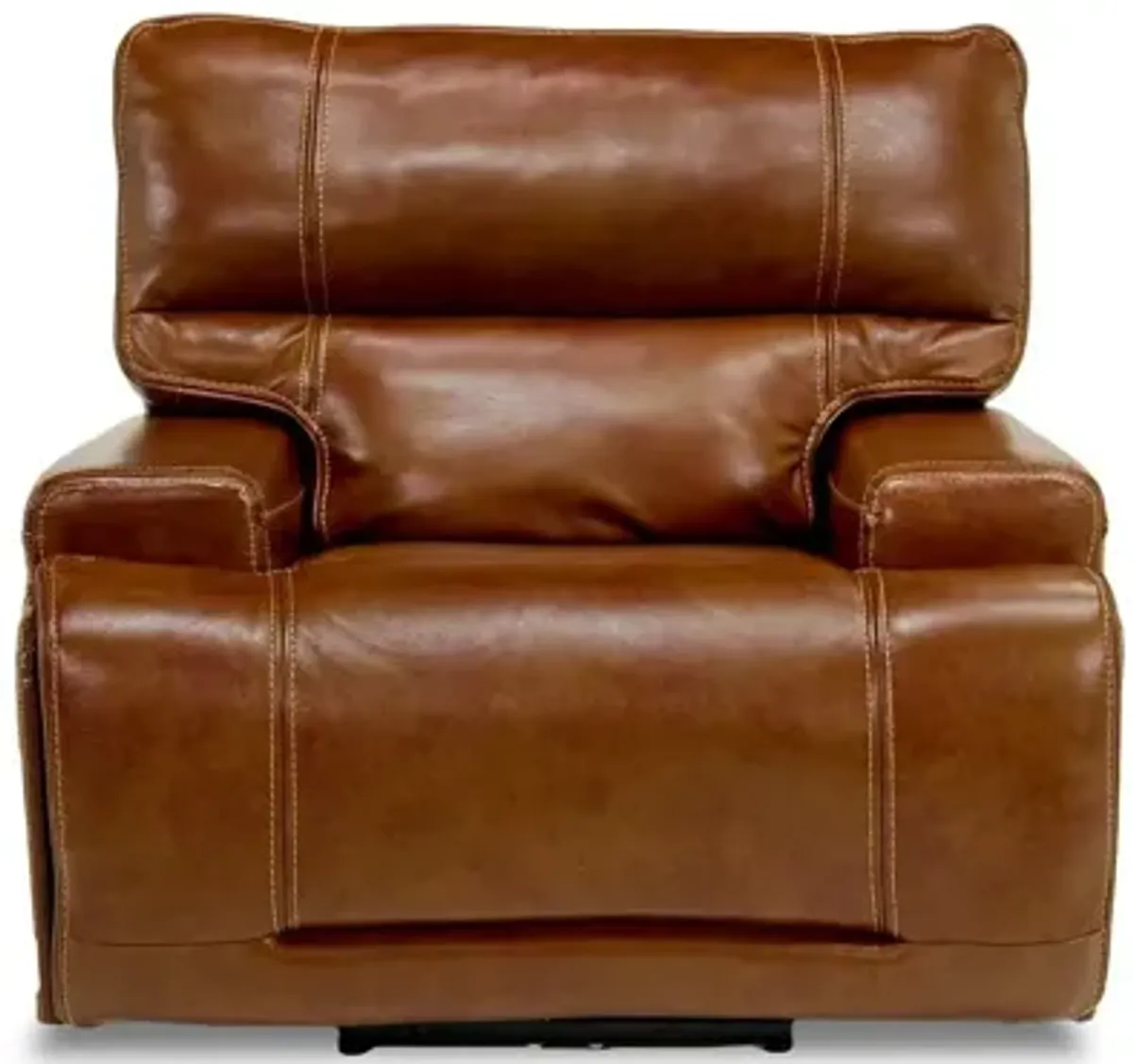 Oslo 3 Power Recliner in Brown Leather