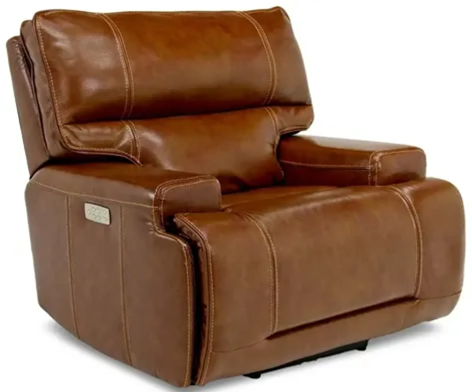 Oslo 3 Power Recliner in Brown Leather