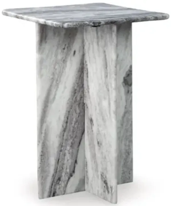 Keithwell Accent Table in Gray