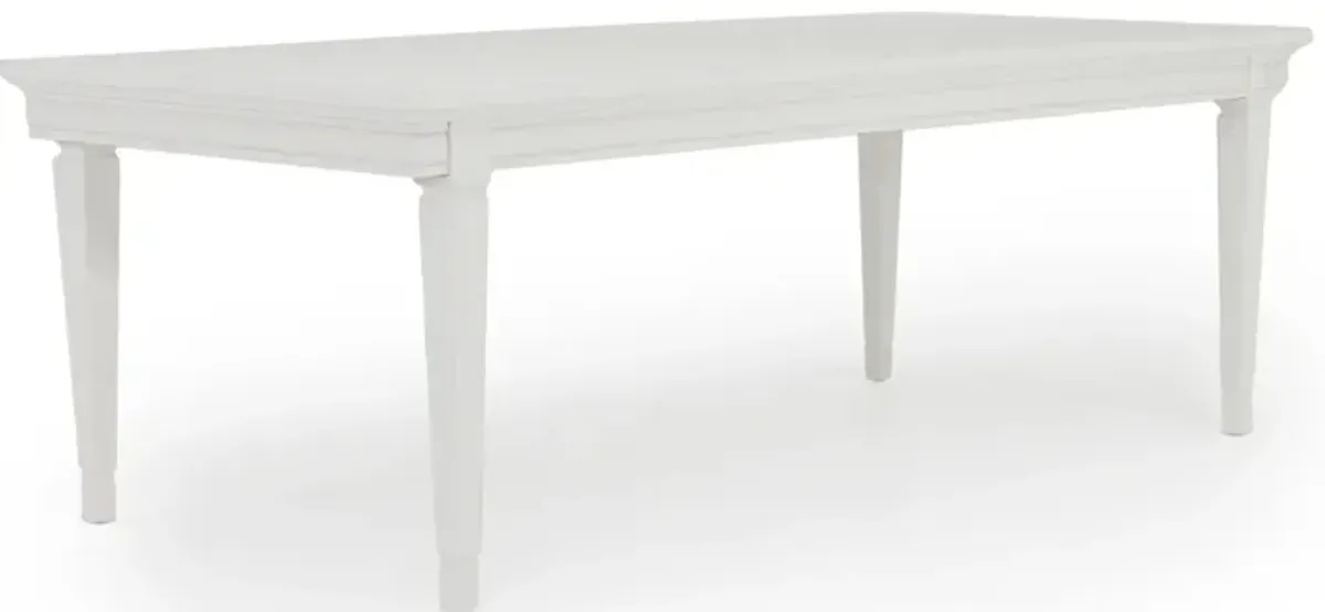 Willowbrook Dining Table in Egg Shell White