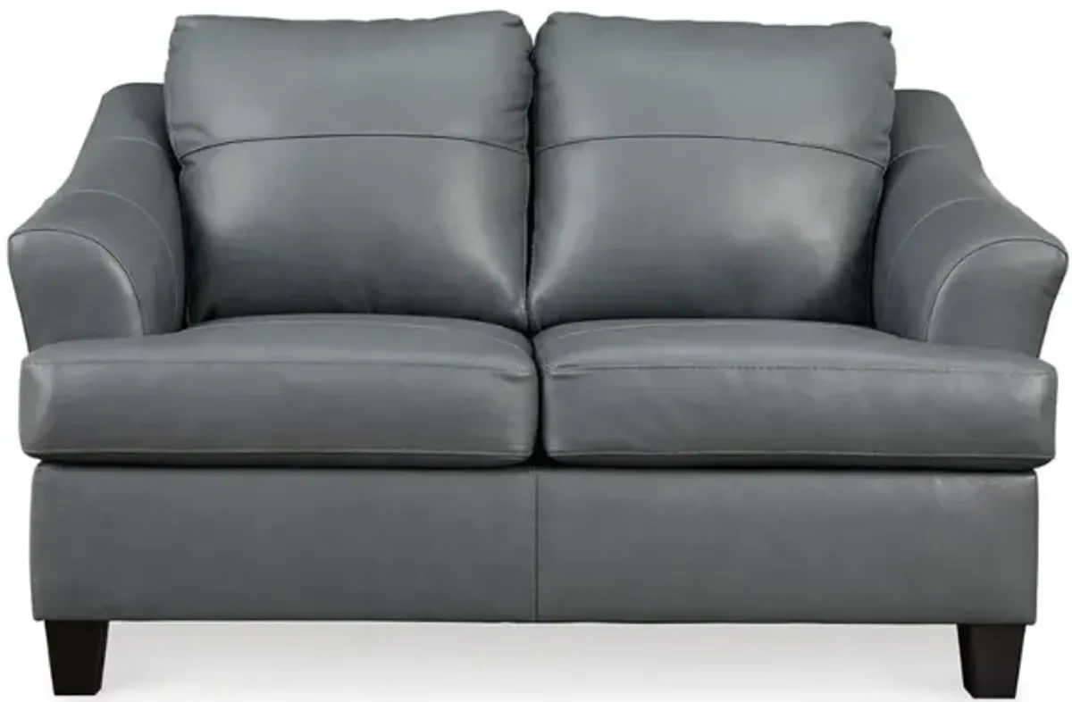 Genoa Loveseat in Steel