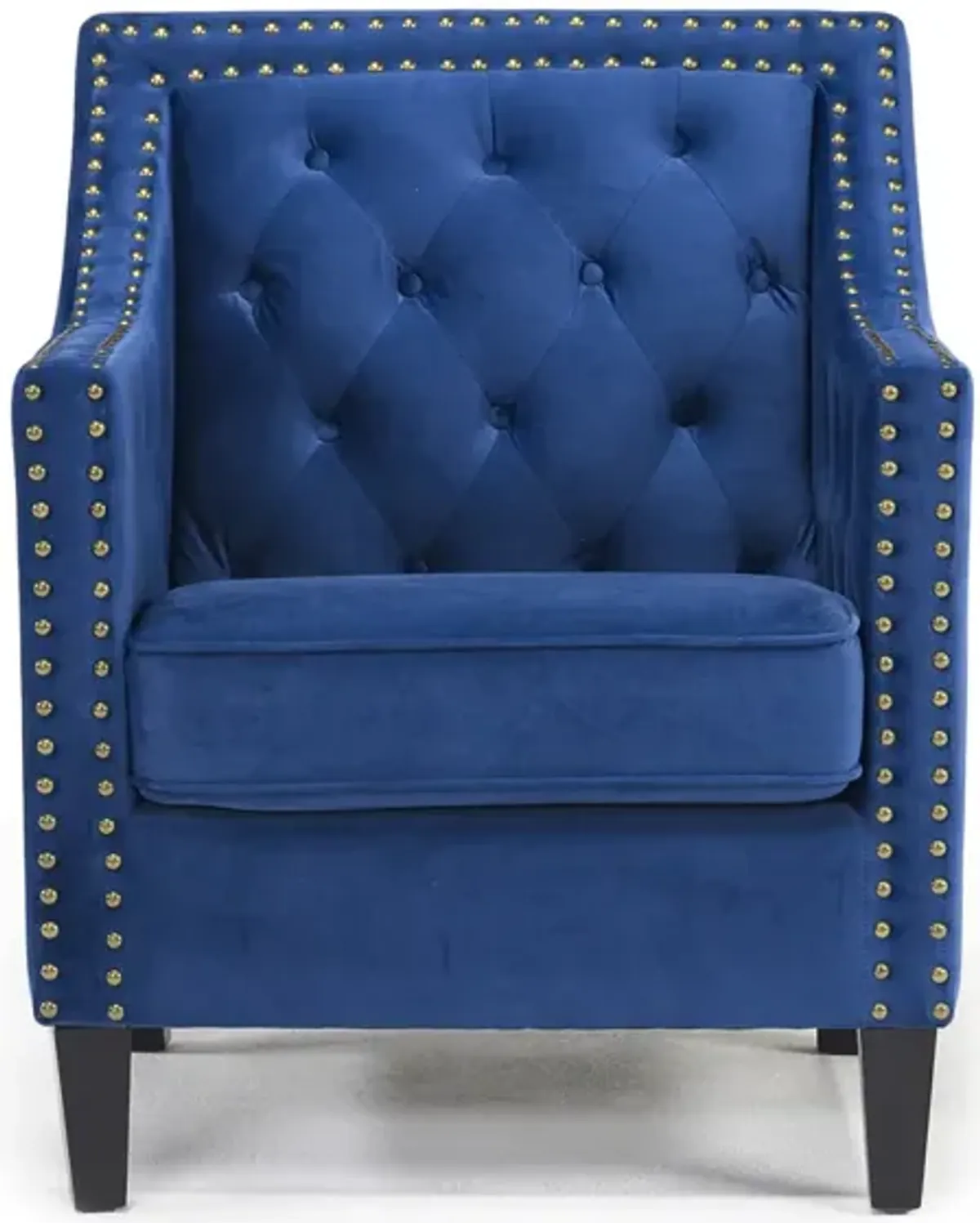 Sheena Accent Chair in Navy Blue