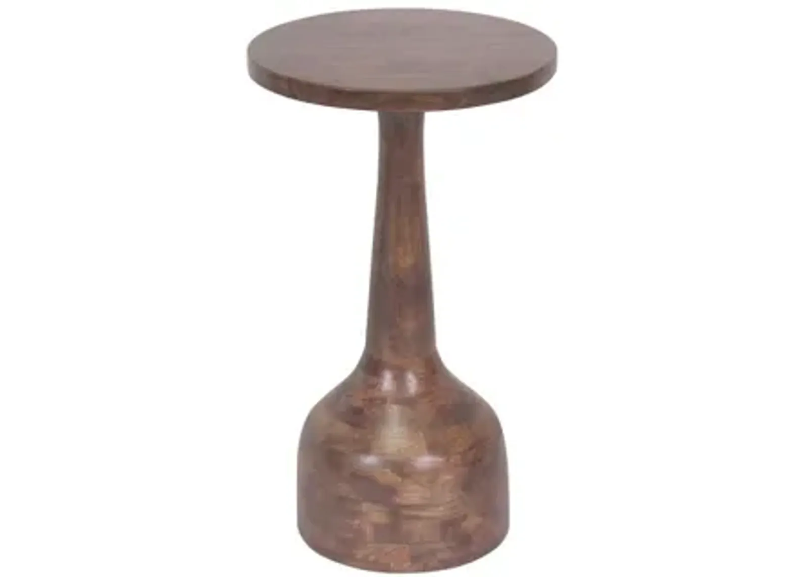 Joville Accent Table in Medium Brown