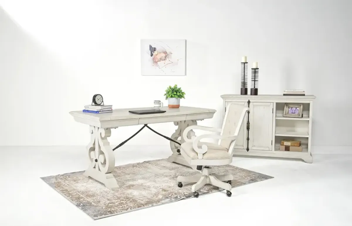 Bellamy Office Desk & Chair in White