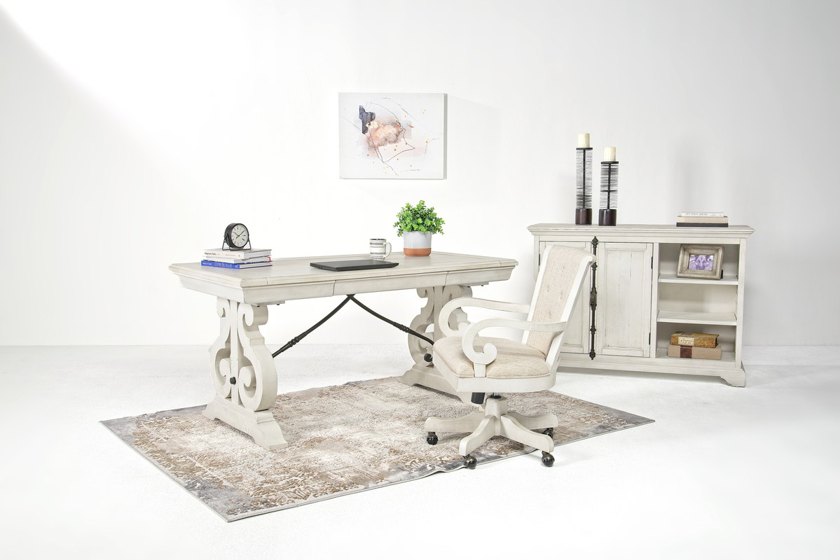 Bellamy Office Desk & Chair in White