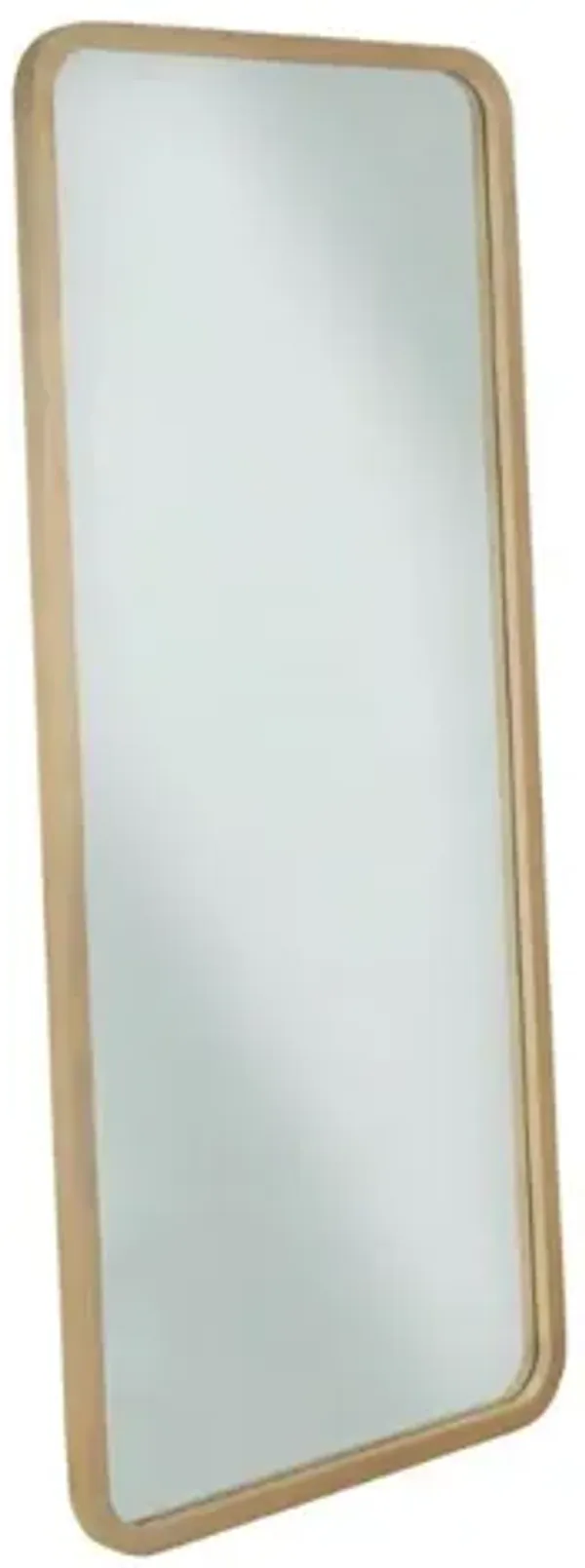 Penny Floor Mirror in Buff Cream