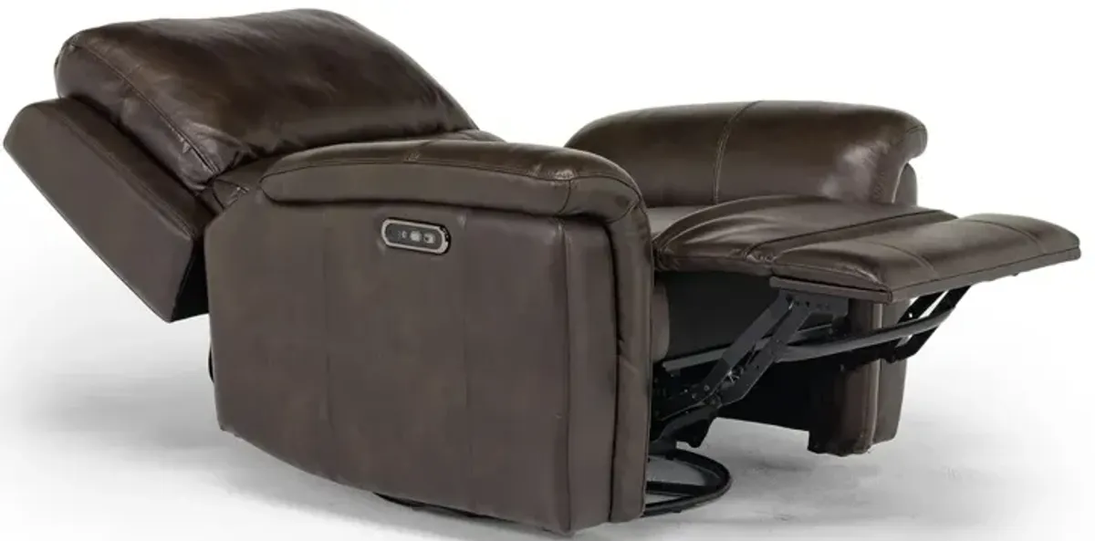 Martina 2 Power Recliner in Dark Brown