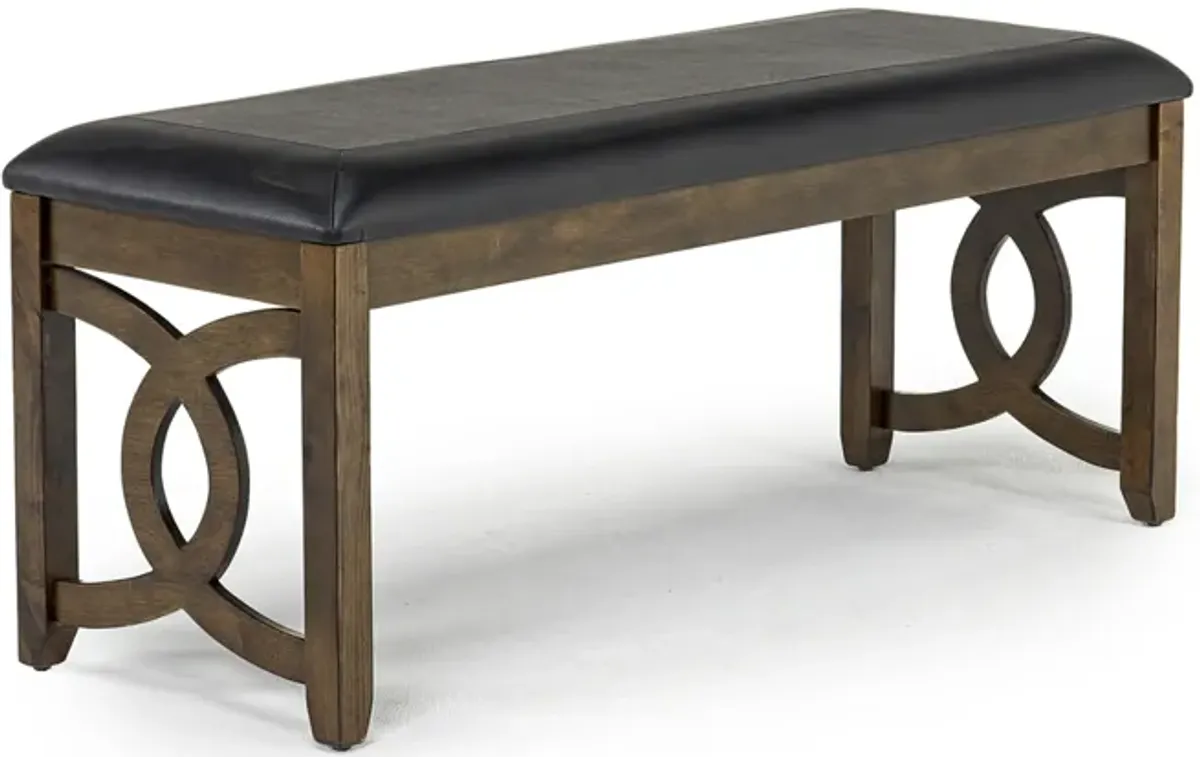 Gia Dining Bench in Light Brown