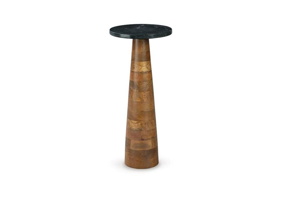 Quinndon Accent Table in Brown/Black