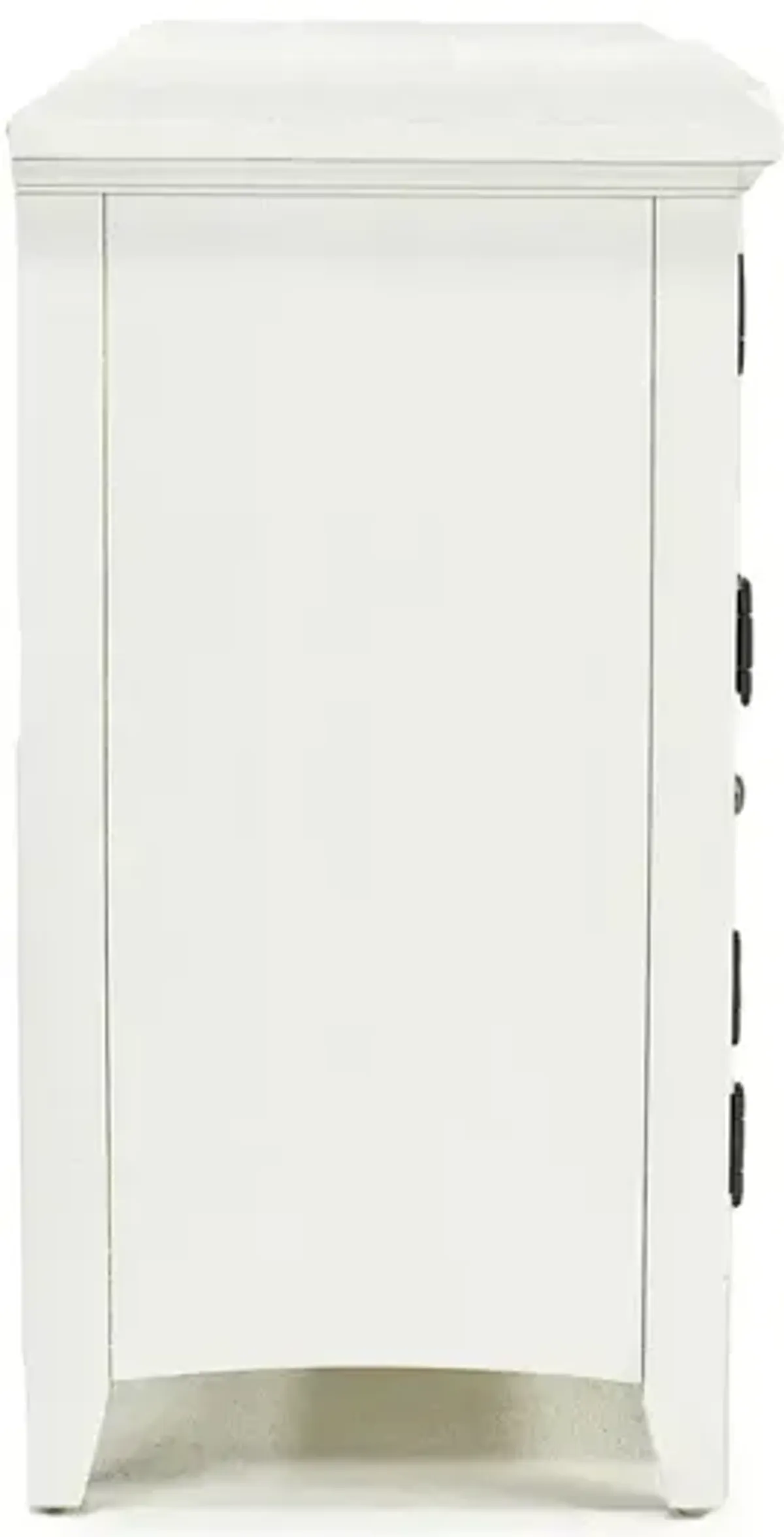 Bay Creek Media Console in White w/ USB Charger, 70 Inch