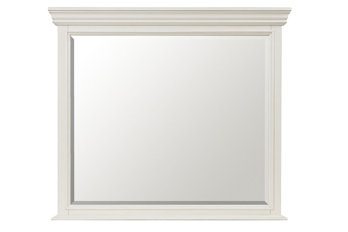 Slater Mirror in White