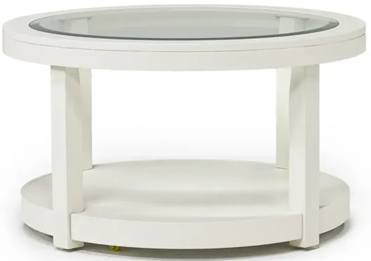 Urban Round Coffee Table in White