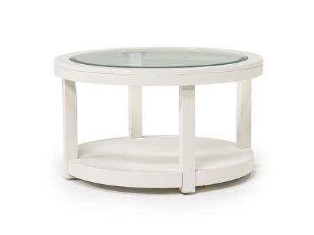Urban Round Coffee Table in White