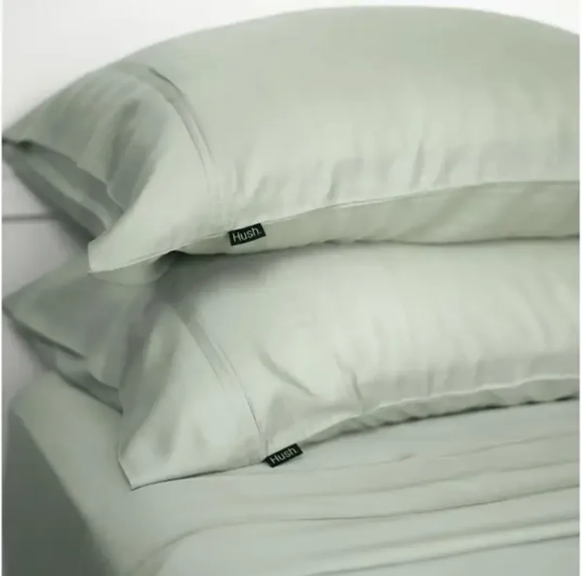 Iced Bamboo Cooling Sheets & Pillowcase Set in Sage, Full