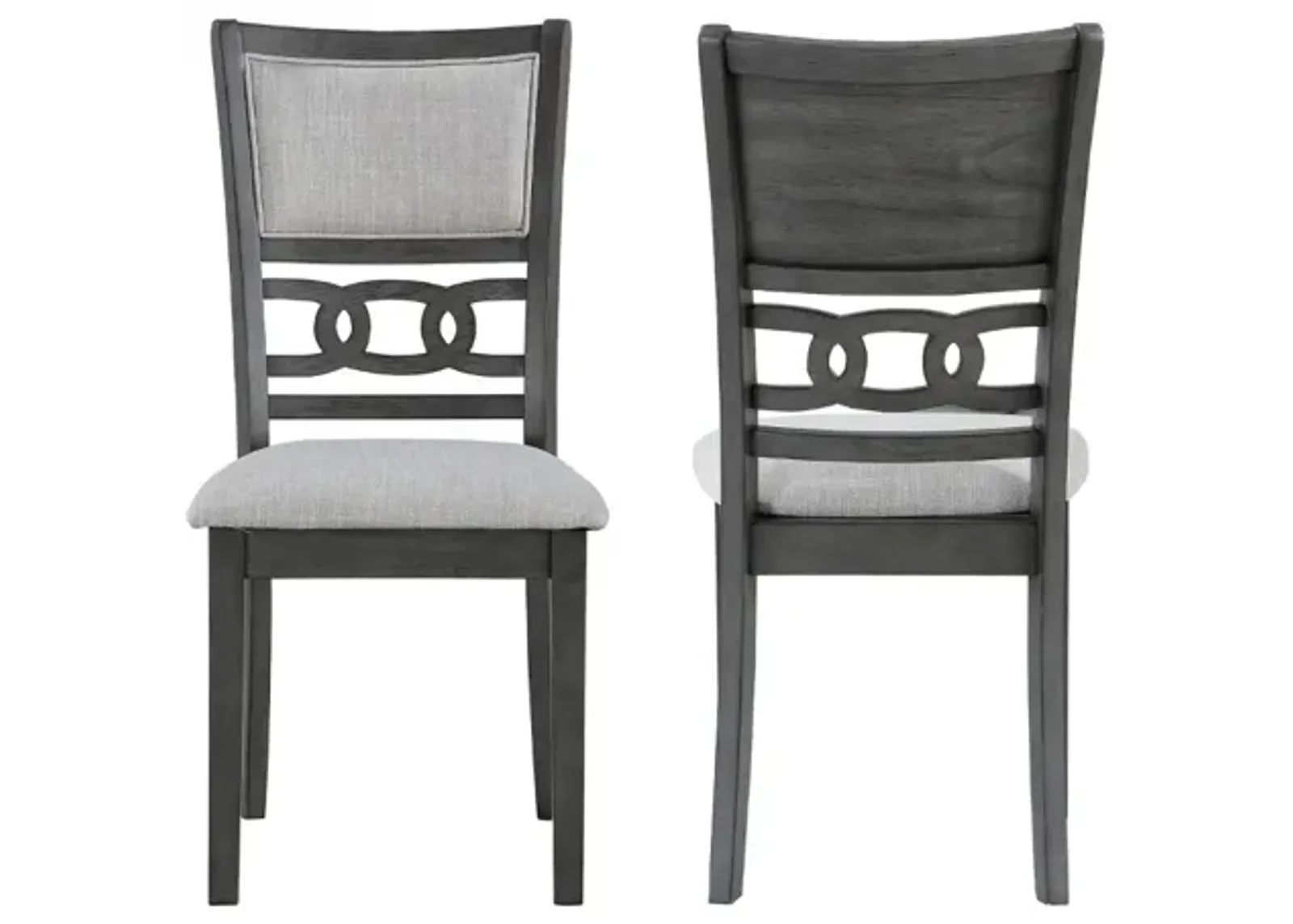 Gia Side Chair in Gray, Set of 2