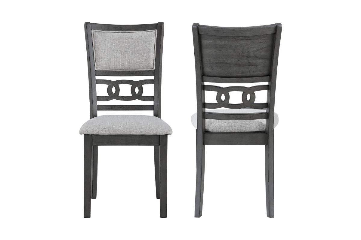 Gia Side Chair in Gray, Set of 2