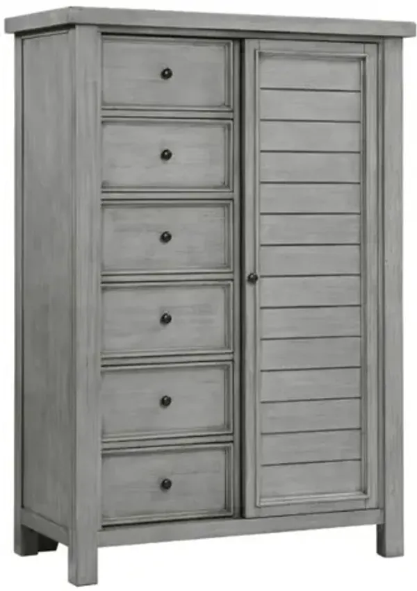 Sonora Mans Chest in Antique Gray
