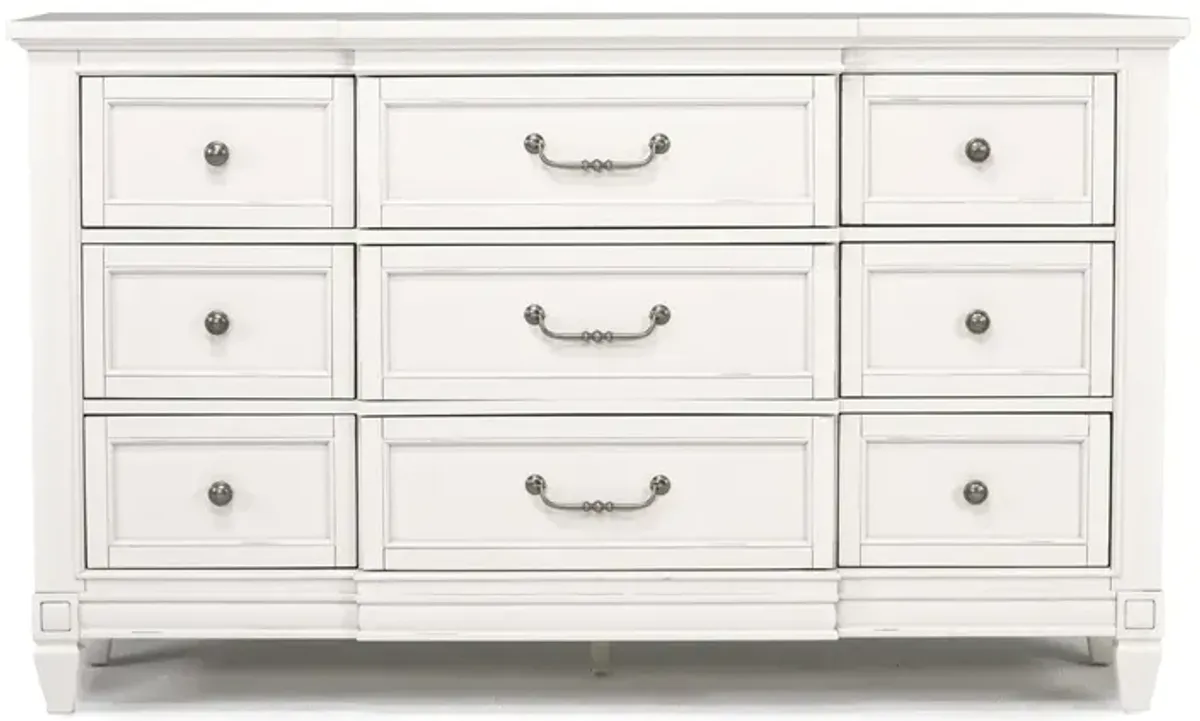 Willowbrook Dresser in Egg Shell White