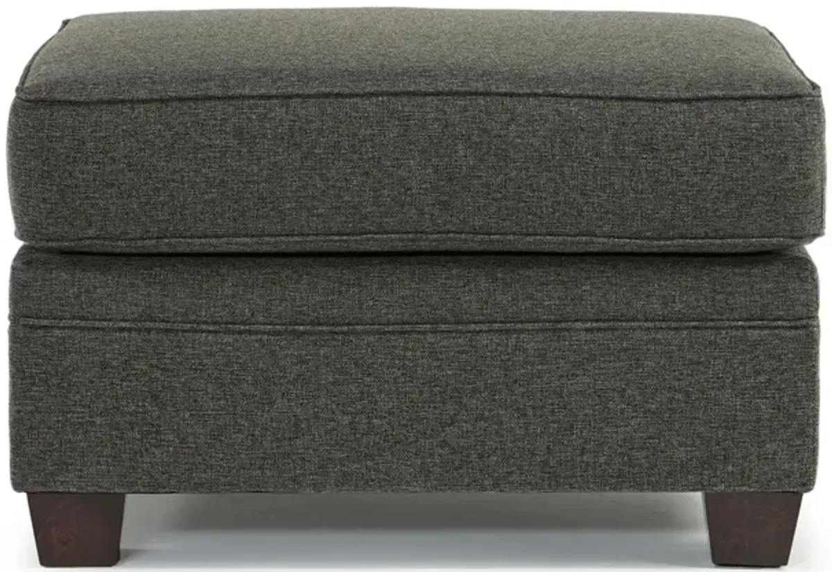 Cordoba Ottoman in Splash Charcoal